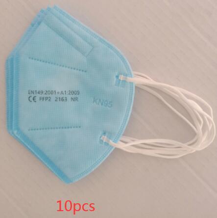 N95 Protective Masks- Five Layers Of Color Protective Masks Helps prevent contracting of influenza, the common cold, RSV, and COVID-19.